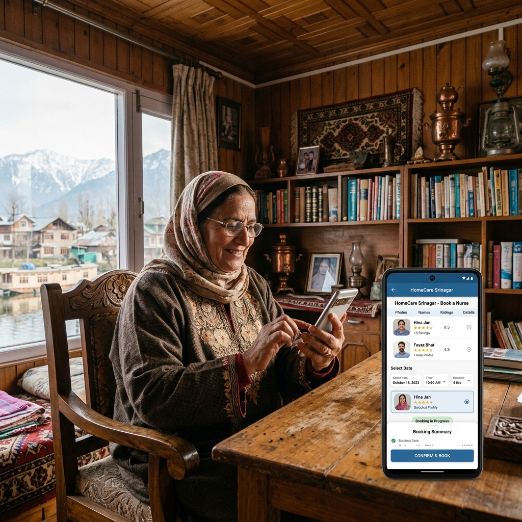 How to book a home nurse in Srinagar: a step-by-step guide